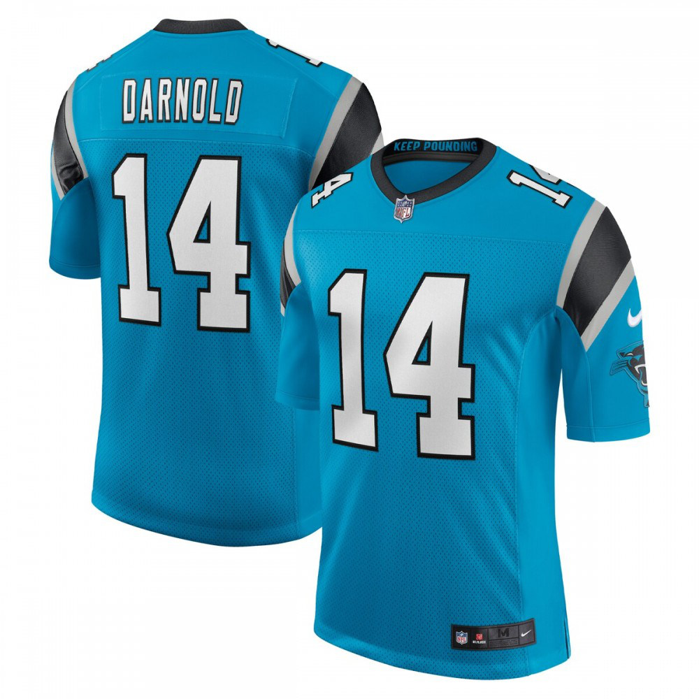 Sam Darnold Carolina Panthers Nike Vapor Limited Jersey - Blue-GridironStore